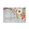 Painted Florals Business Card / Pink & Grey