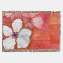 Painted Flowers and Swirls