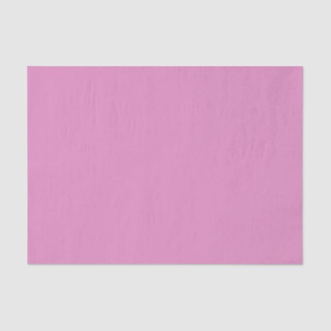 Painted Flowers plain pink Tissue Paper 20x30" (Front)