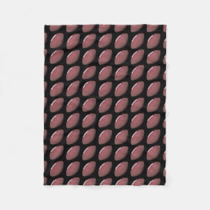 Painted Football Pattern Fleece Blanket