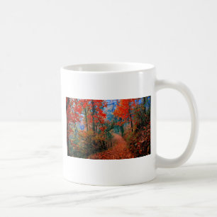Painted Forest Autumn Flame Watercolor Gifts Coffee Mug