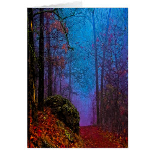 Painted Forest Autumn Purple Fog