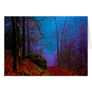 Painted Forest Autumn Purple Fog