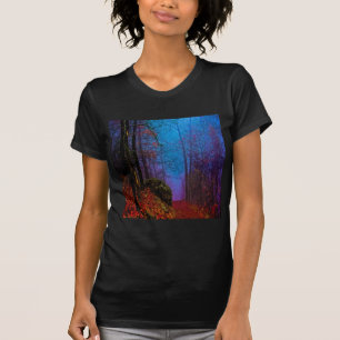 Painted Forest Autumn Purple Fog T-Shirt