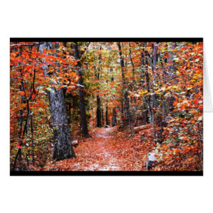Painted Forest Autumn Trail Watercolor Gifts