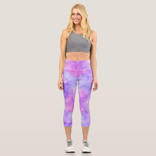 Painted Galaxy Series Design 15  Capri Leggings