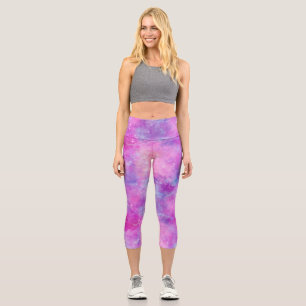 Painted Galaxy Series Design 2 Capri Leggings