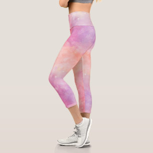 Painted Galaxy Series Design 9  Capri Leggings