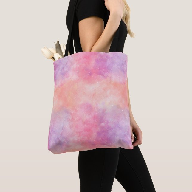 Painted Galaxy Series Design 9 Tote Bag (Close Up)