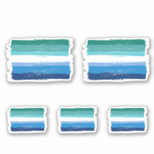 PAINTED GAY MALE PRIDE - Azure