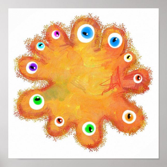 Painted Germ Poster (Front)