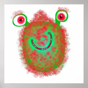 Painted Germ Poster