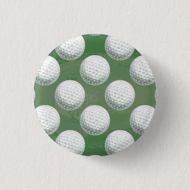 Painted Golf Ball Pattern 3 Cm Round Badge (Front)