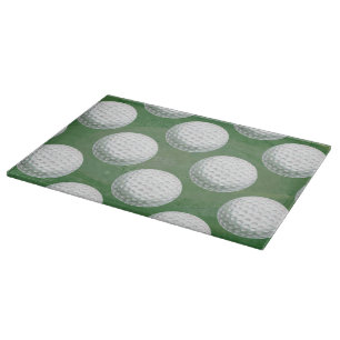 Painted Golf Ball Pattern Cutting Board