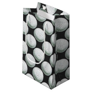 Painted Golf Ball Pattern Small Gift Bag