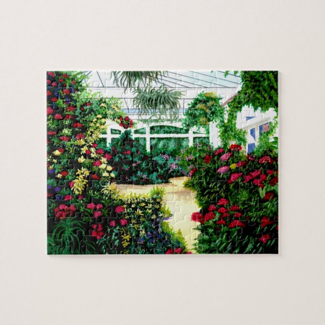 Painted Greenhouse Jigsaw Puzzle (Horizontal)