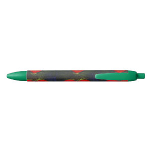 Painted Heart Green Pen