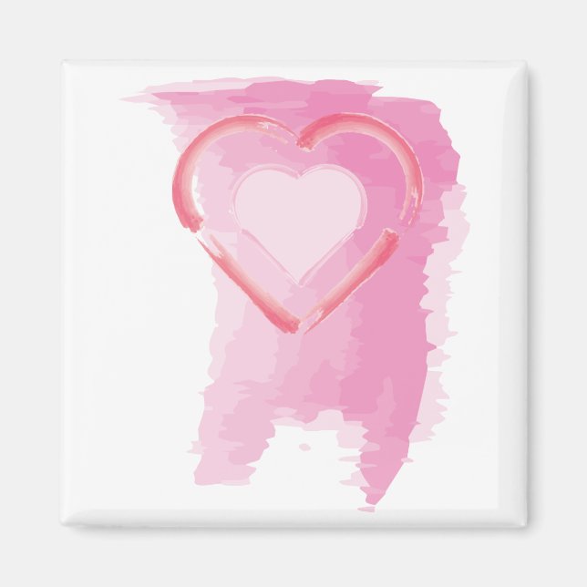 Painted Heart Magnet (Front)