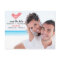Painted Heart Typewritten Save the Date Postcard