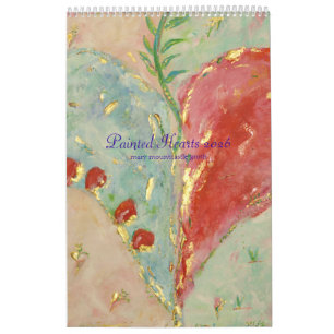 Painted Hearts 2026 Calendar