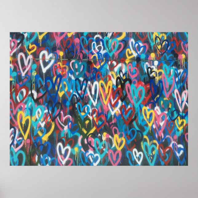 PAINTED HEARTS POSTER (Front)