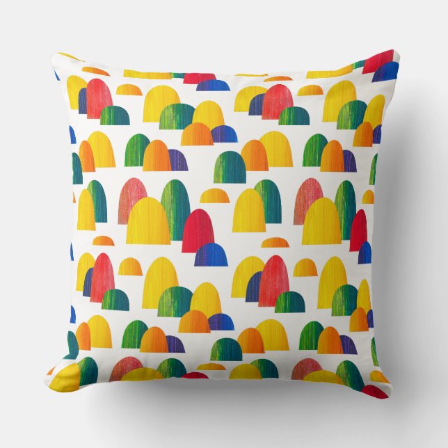 Painted Hills - White Cushion (Front)