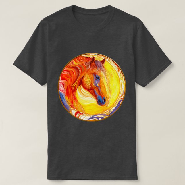 Painted Horse 02 T-Shirt (Design Front)
