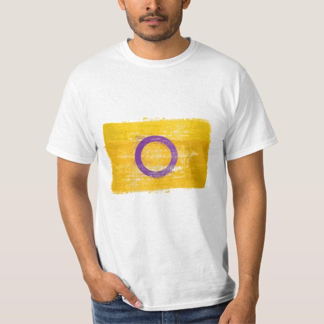 PAINTED INTERSEX PRIDE T-Shirt (Front)