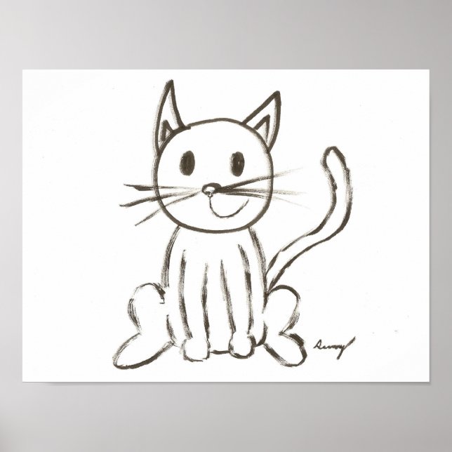 Painted Kitty Poster (Front)