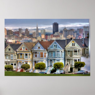 Painted Ladies of San Francisco California Poster