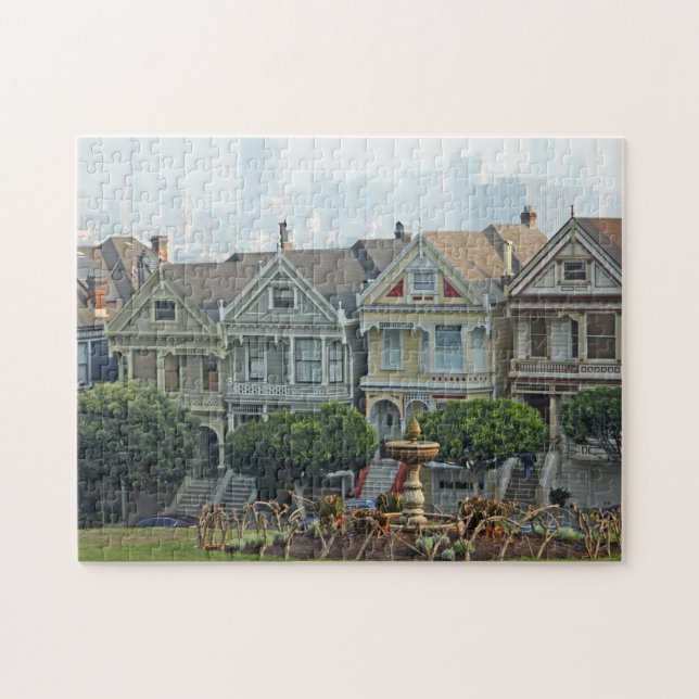 Painted Ladies, San Francisco, California Jigsaw Puzzle (Horizontal)