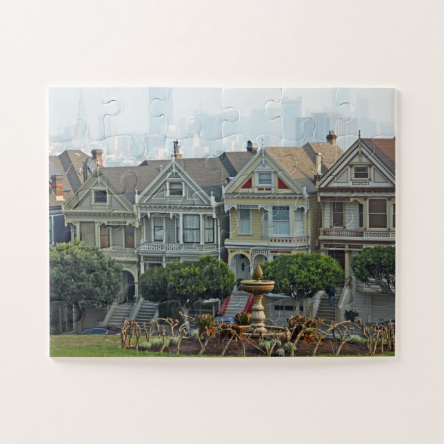 Painted Ladies, San Francisco, California Jigsaw Puzzle (Horizontal)