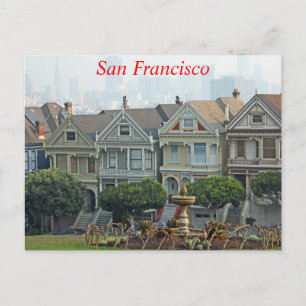 Painted Ladies, San Francisco, California Postcard