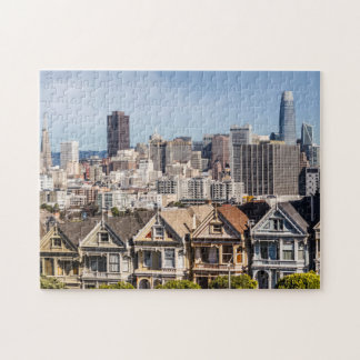 Painted Ladies Victorian Homes in San Francisco Jigsaw Puzzle
