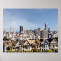 Painted Ladies Victorian Homes in San Francisco