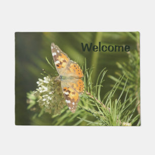 Painted Lady Butterfly Doormat