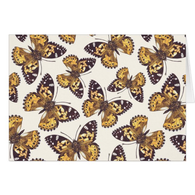 Painted lady butterfly pattern (Front Horizontal)