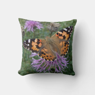 'Painted Lady' Butterfly Pillow