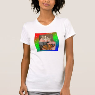 Painted Lady Butterfly Scoop T-Shirt