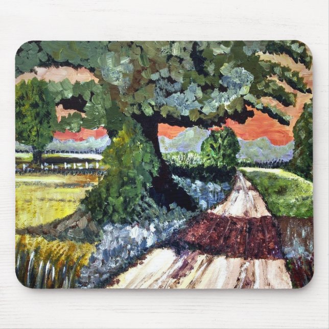 Painted Landscape Mouse Pad (Front)
