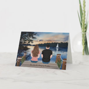 Painted Letters From Home, For Brother In Bootcamp Card