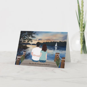 Painted Letters From Home, For Husband In Bootcamp Card