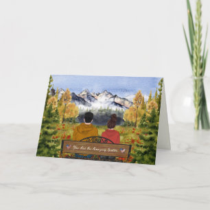 Painted Letters From Home, For Sister In Bootcamp Card