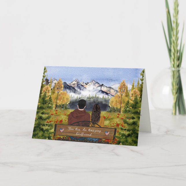 Painted Letters From Home, Girlfriend In Bootcamp Card (Front)