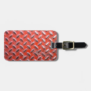 Painted Metal Grunge Texture Luggage Tag