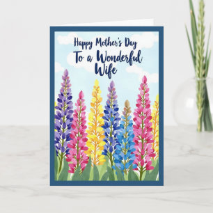 Painted Mothers Day Bloom Card
