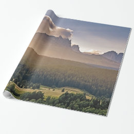 Painted Mountain Wrapping Paper