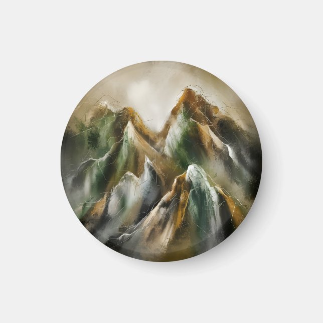 Painted Mountains  Magnet (Front)
