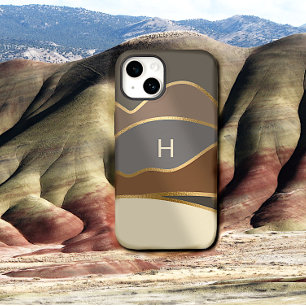 Painted Mountains Monogrammed  Case-Mate iPhone 14 Case