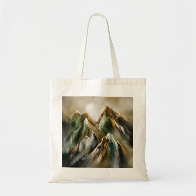 Painted Mountains  Tote Bag (Front)